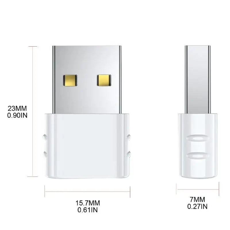 USB C Female to USB Male Adapter USB Type C to USB 2.0 Adapter Converter for Notebook Laptop PC Keyboard 480Mbps Zpaxo