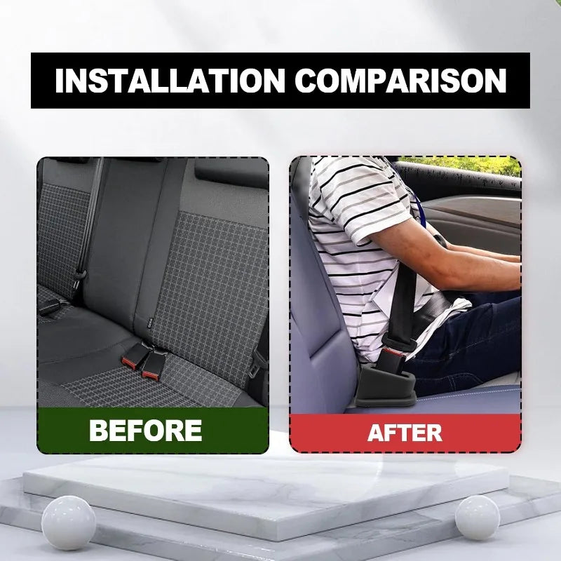 Anti-Slip Silicone Car Seat Belt Buckle Holder | 1/2/4 Pack