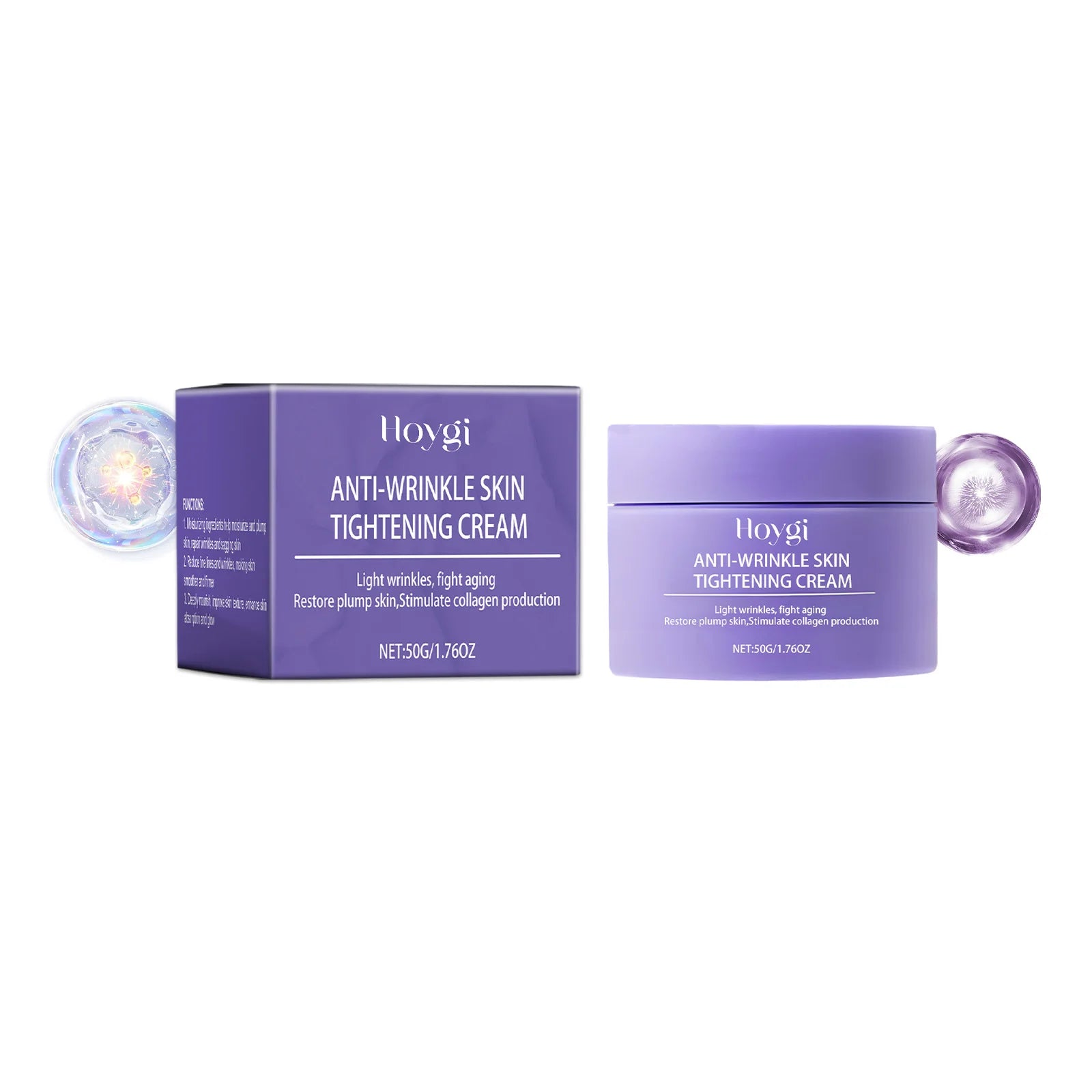 Hoygi Wrinkle Reducing Skin Overnight Toning Tightening Cream Body Firming Improve Skin Sagging and Fine Lines Natural Ingredien Zpaxo 1pc