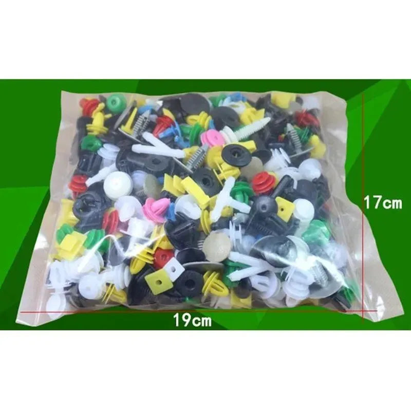 Universal Car Plastic Clips & Fasteners Set – 50 to 500 Pcs