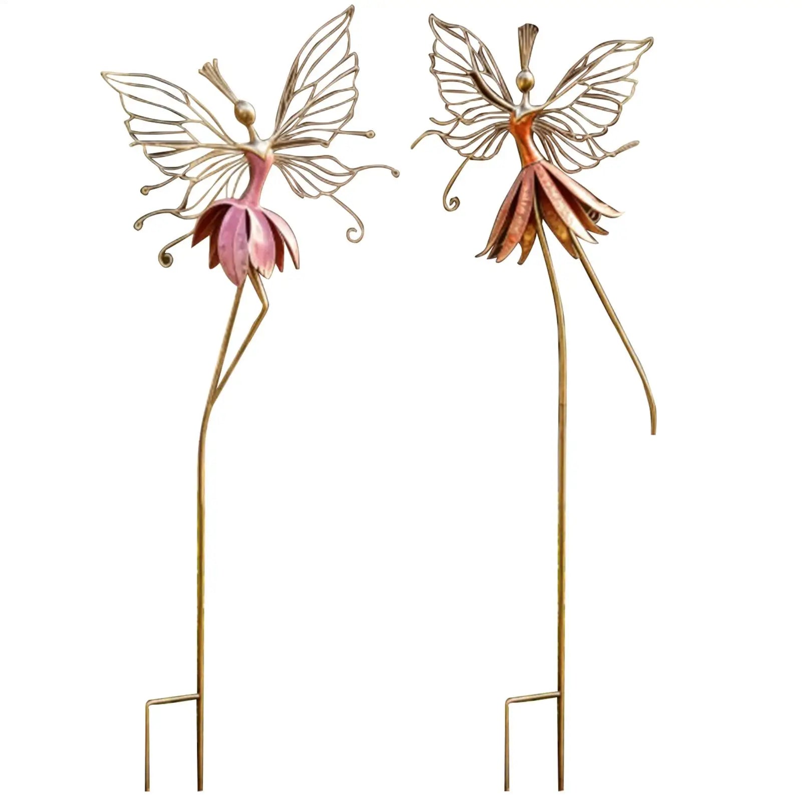Yard Decor Stakes Fairy Shape Farmhouse Decorations Outdoor Courtyard