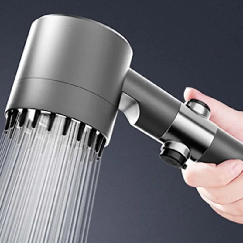 High Pressure Strong Current Shower Head Water Saving Shower with Water Filter 3 Mold Knobs Controllable Hand Shower Bathroom Zpaxo