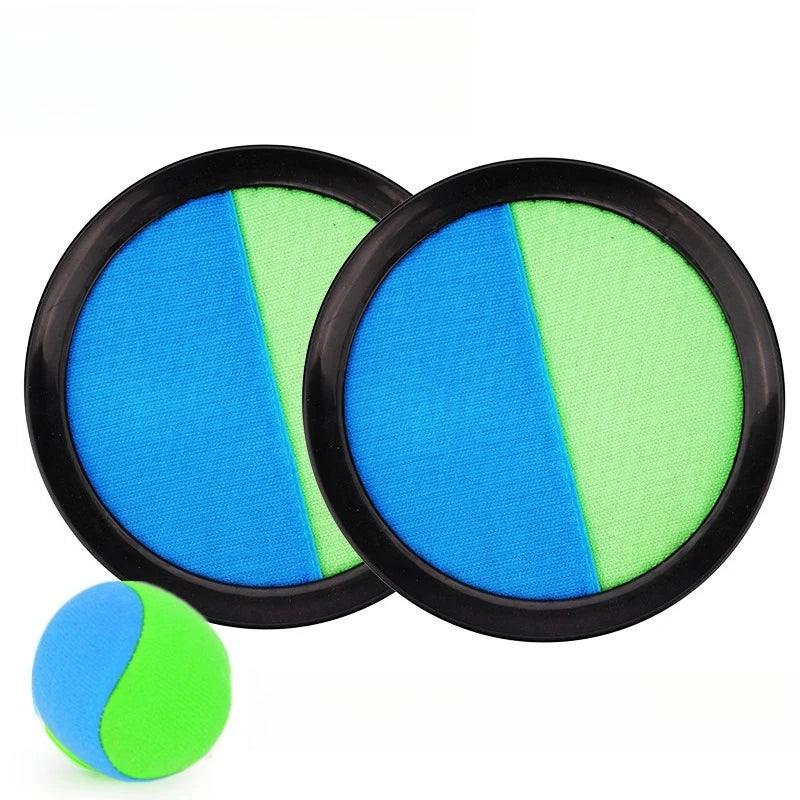 Kids Sticky Ball Catch Game Set – Outdoor Throw & Catch Toy Outdoor Catch Game Zpaxo blue-green