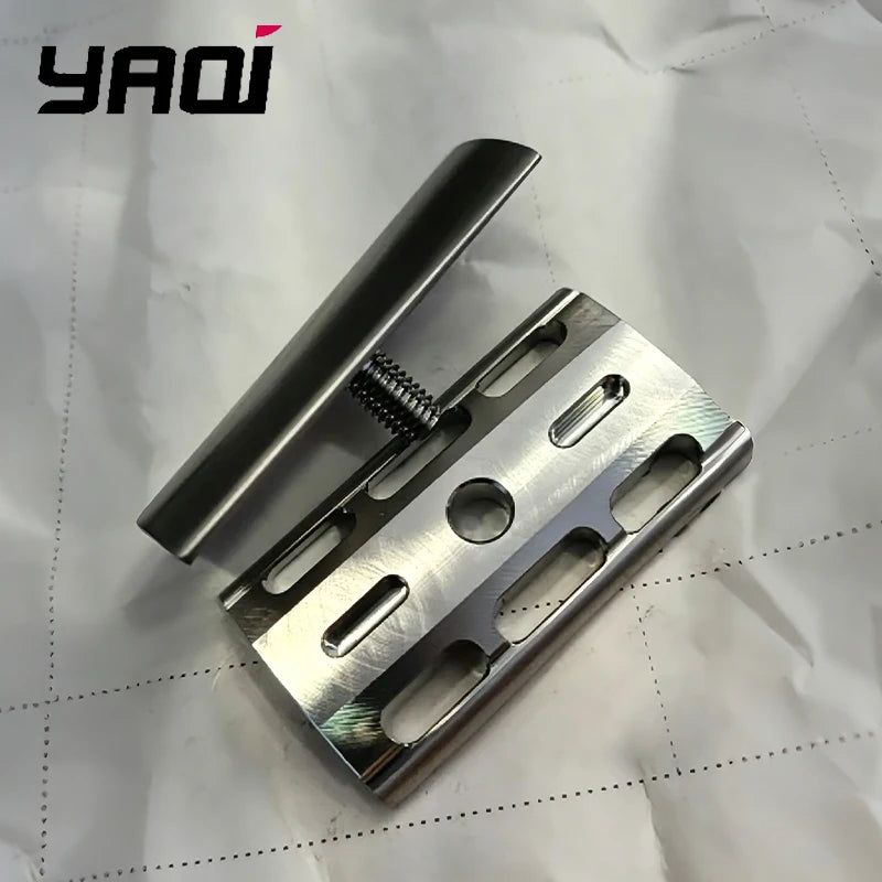 2026 Yaqi New Arrival Précise 316 Stainless Steel Professional Grade Safety Razor Head for Smooth Shaving Zpaxo