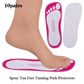 10 Pairs EVA Spray Tanning Feet Pads Protectors Sunless Accessories
