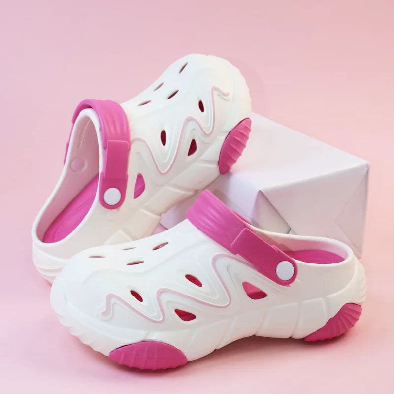 Women's Fashion Chunky Platform Sandals 2026 Summer Thick Sole Eva Zpaxo WHITE 35-36