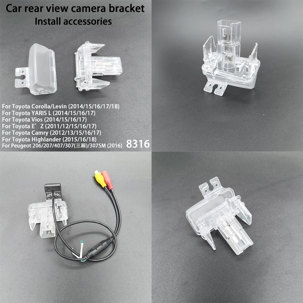 AHD 1080P CVBS Car Rear View Camera Toyota Corolla Levin YARIS L Vios