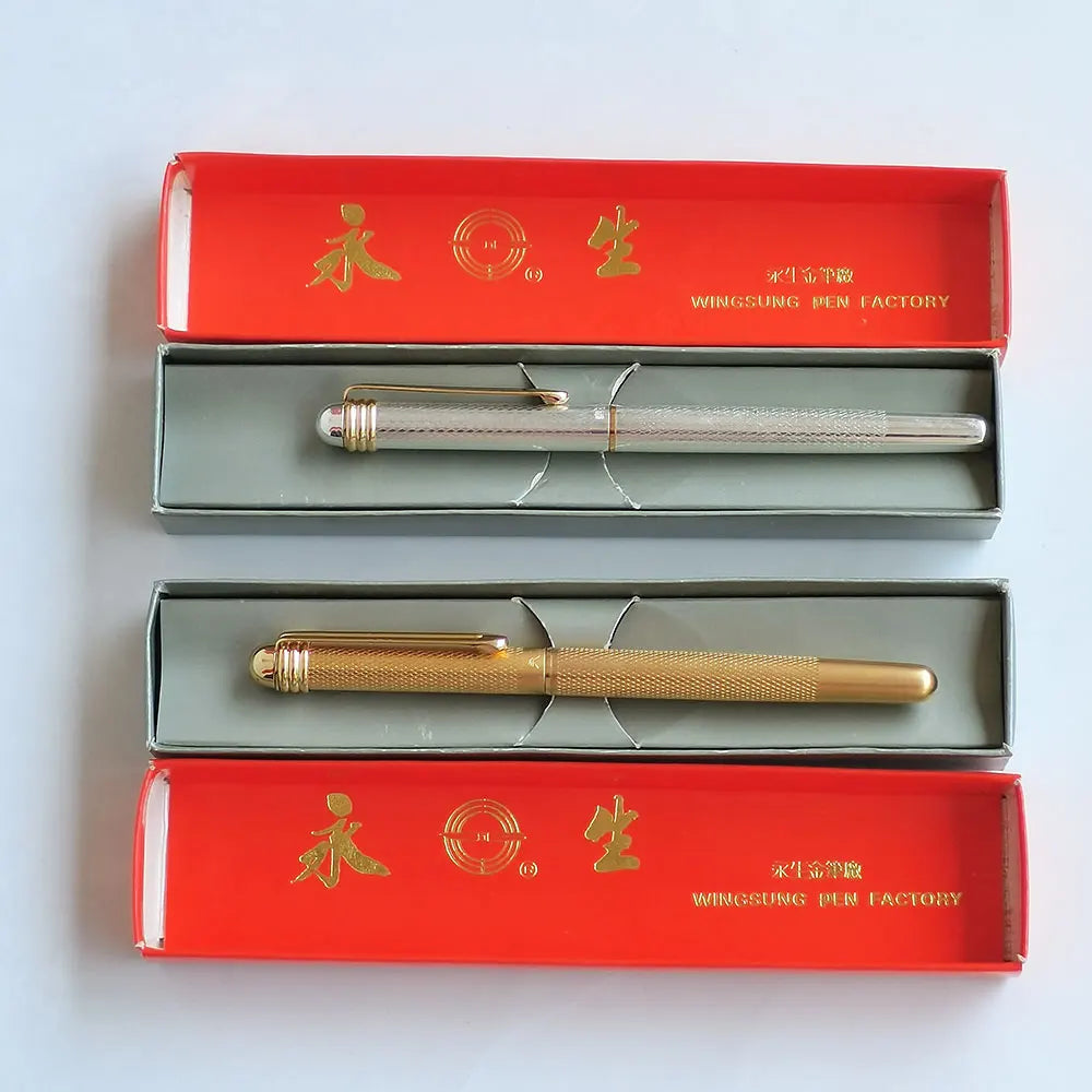 Old Vintage YongSheng 502 Fountain Pen, Fine Nib, Iridium Metal Bar, Good Writing Practice, New Zpaxo