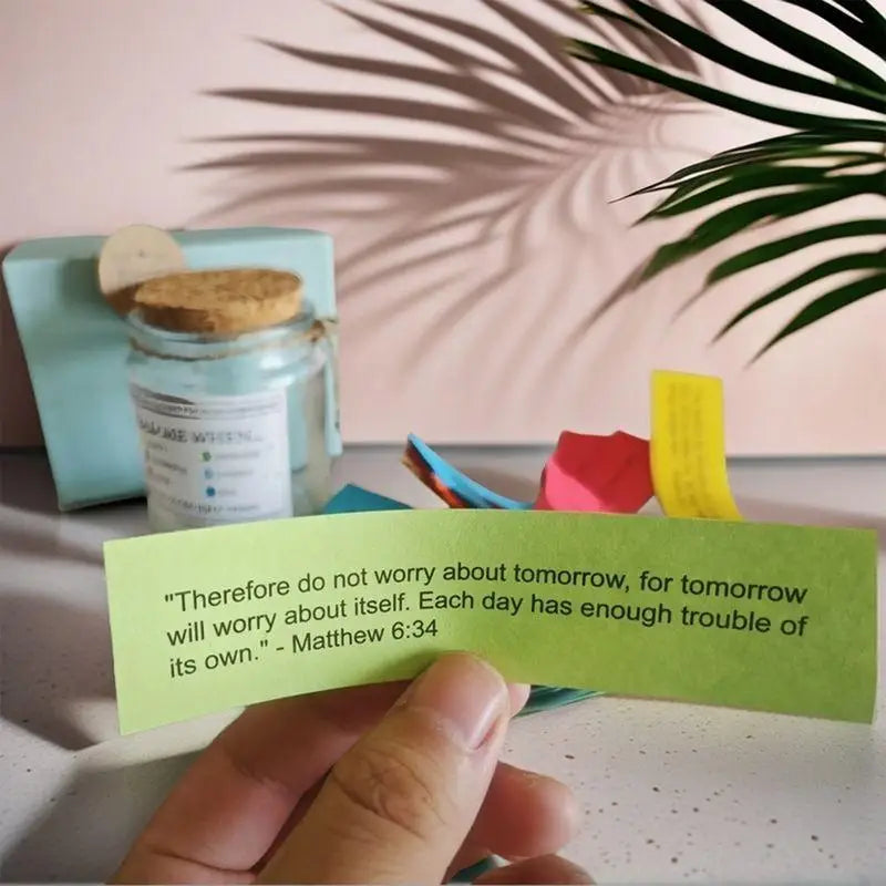 Quran Verse Jar Spiritual Comfort Verses Prayer Bottle Creative Every