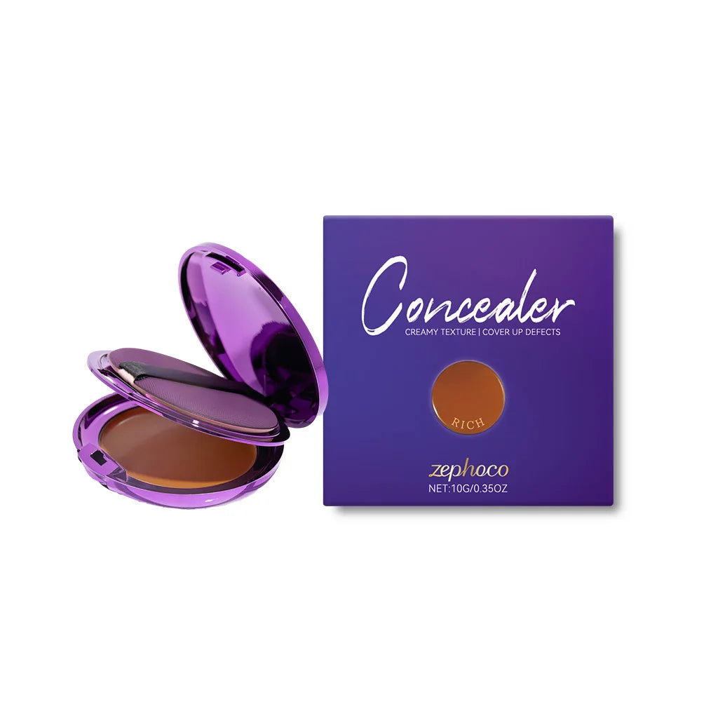 Soft Matte Cream Concealer – Full Coverage Waterproof & Sweatproof Cream Concealer Zpaxo Rich