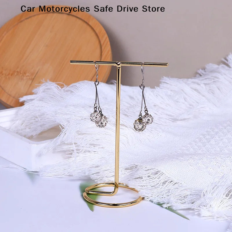 Metal Jewelry Bracelet Storage Display Chain Watch T-bar Rack