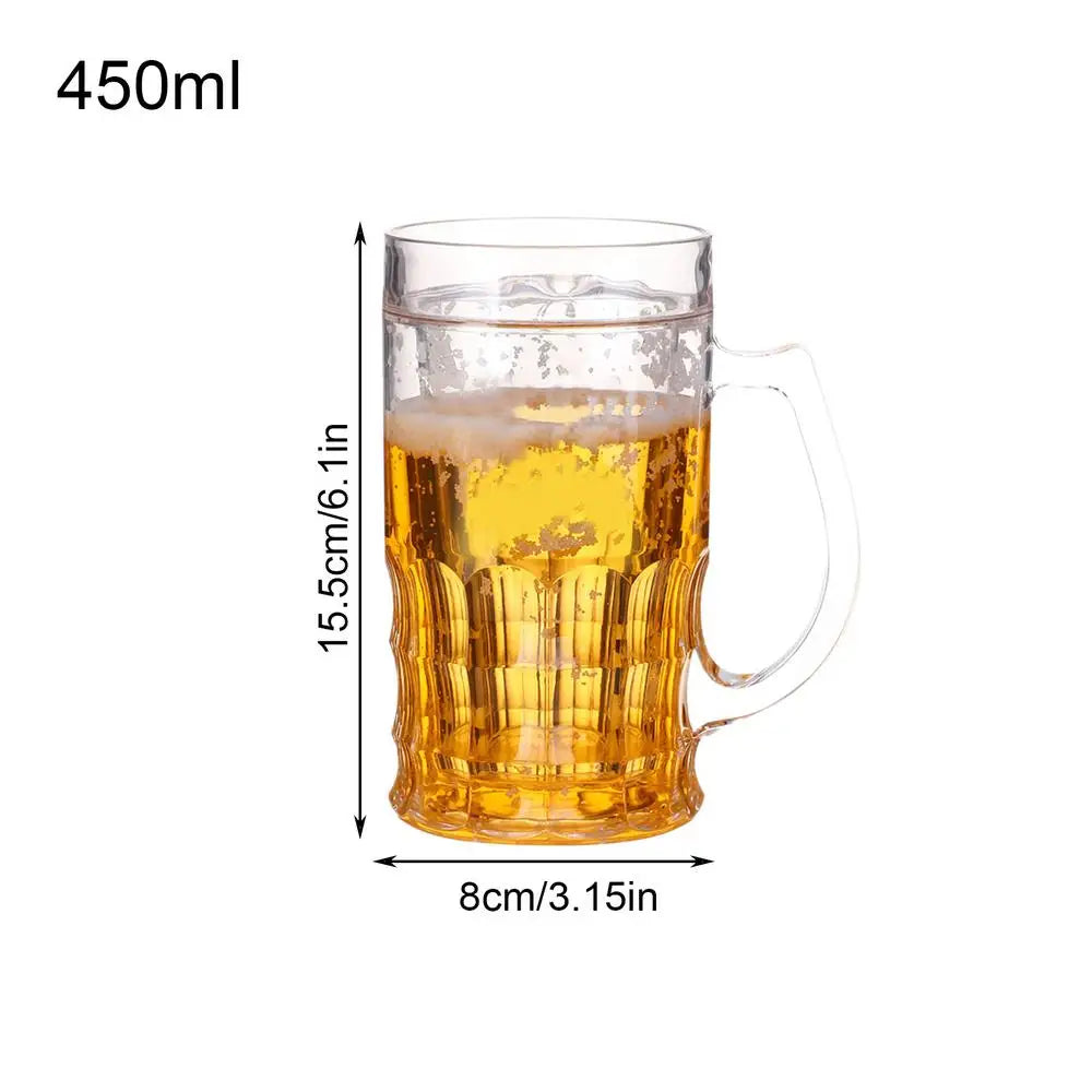 Simulated Beer Mug Funny Fake Double Layer Cup Creative Model Prank