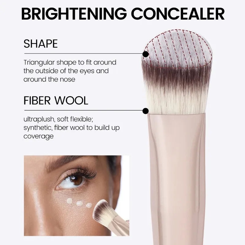 Under Eye Concealer Makeup Brush Triangle Foundation Liquid Cream