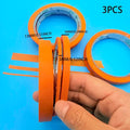 Orange Masking Tape 3 Sizes – Painting, Crafts & DIY Masking Tape Set Zpaxo 3PCS