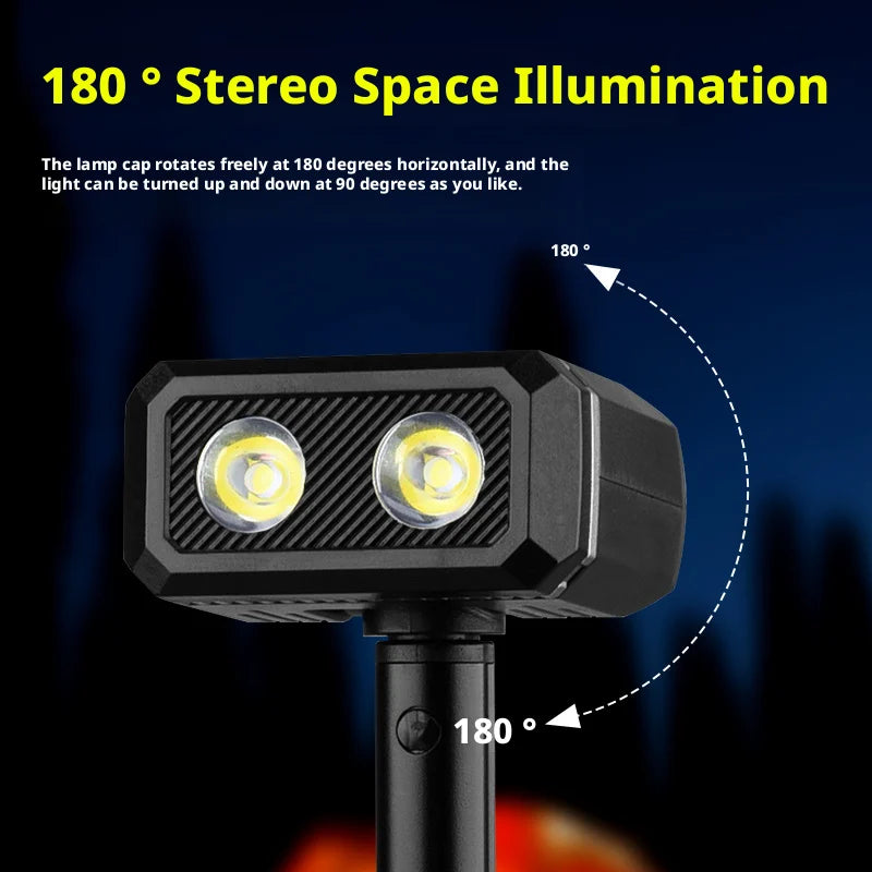 ESMARTER LED Magnetic Work Light – 180° Rotatable Flashlight