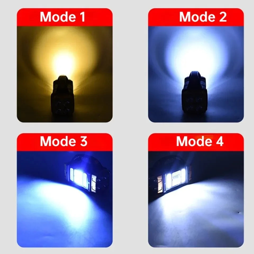 Solar USB Rechargeable LED Camping Lantern – COB Work Light