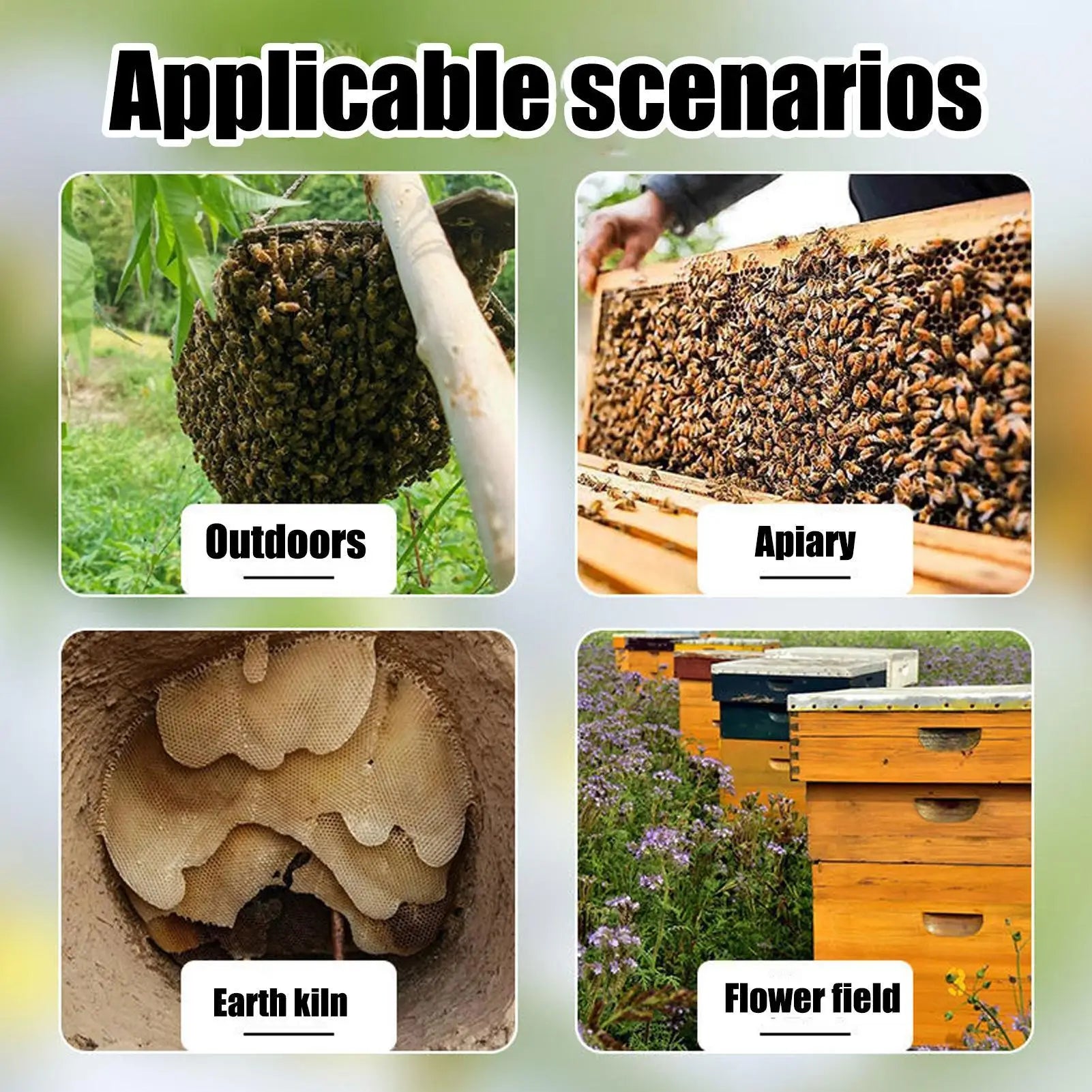 Bee Attractant 100ml Outdoor Beekeeping Bee Attractant Bait Attractant Effective User Bee Lure Bee Bait For Bee Lure Swarms Zpaxo