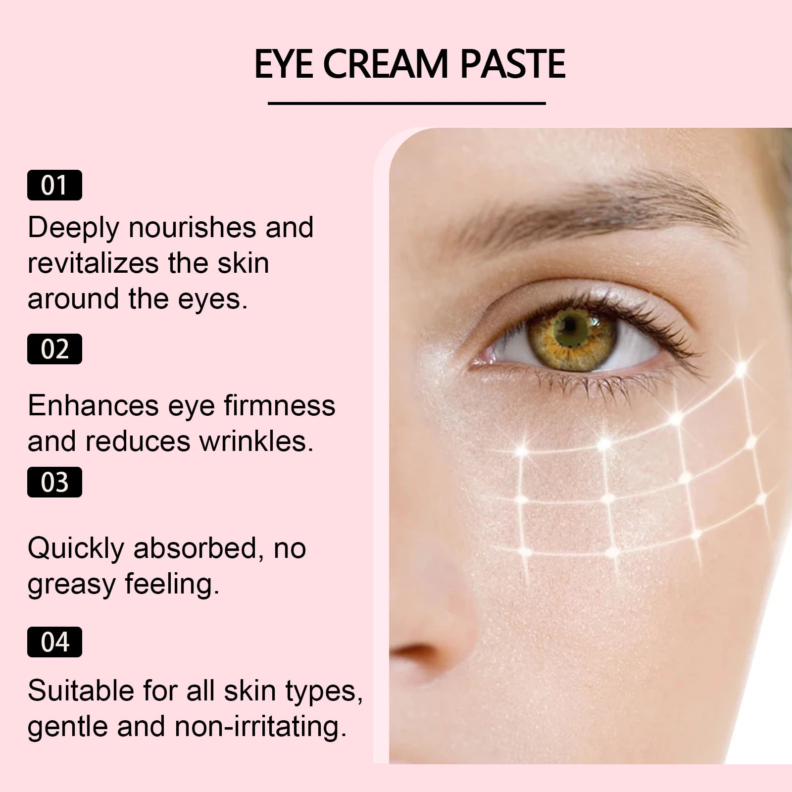 Ouhoe Firming Eye Cream – Anti-Wrinkle & Hydrating 10ml Firming Eye Cream Zpaxo