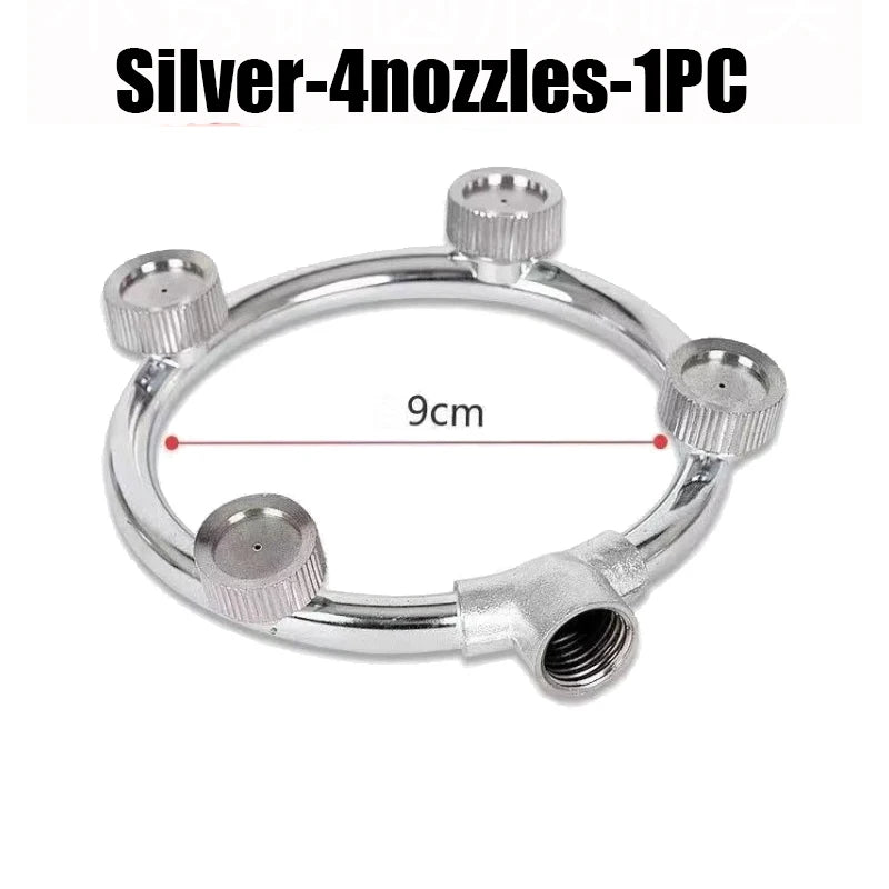 Agricultural Sprayer Imported Nozzle Multi Head Atomizing Round Tip Zpaxo 4Nozzles 1PC
