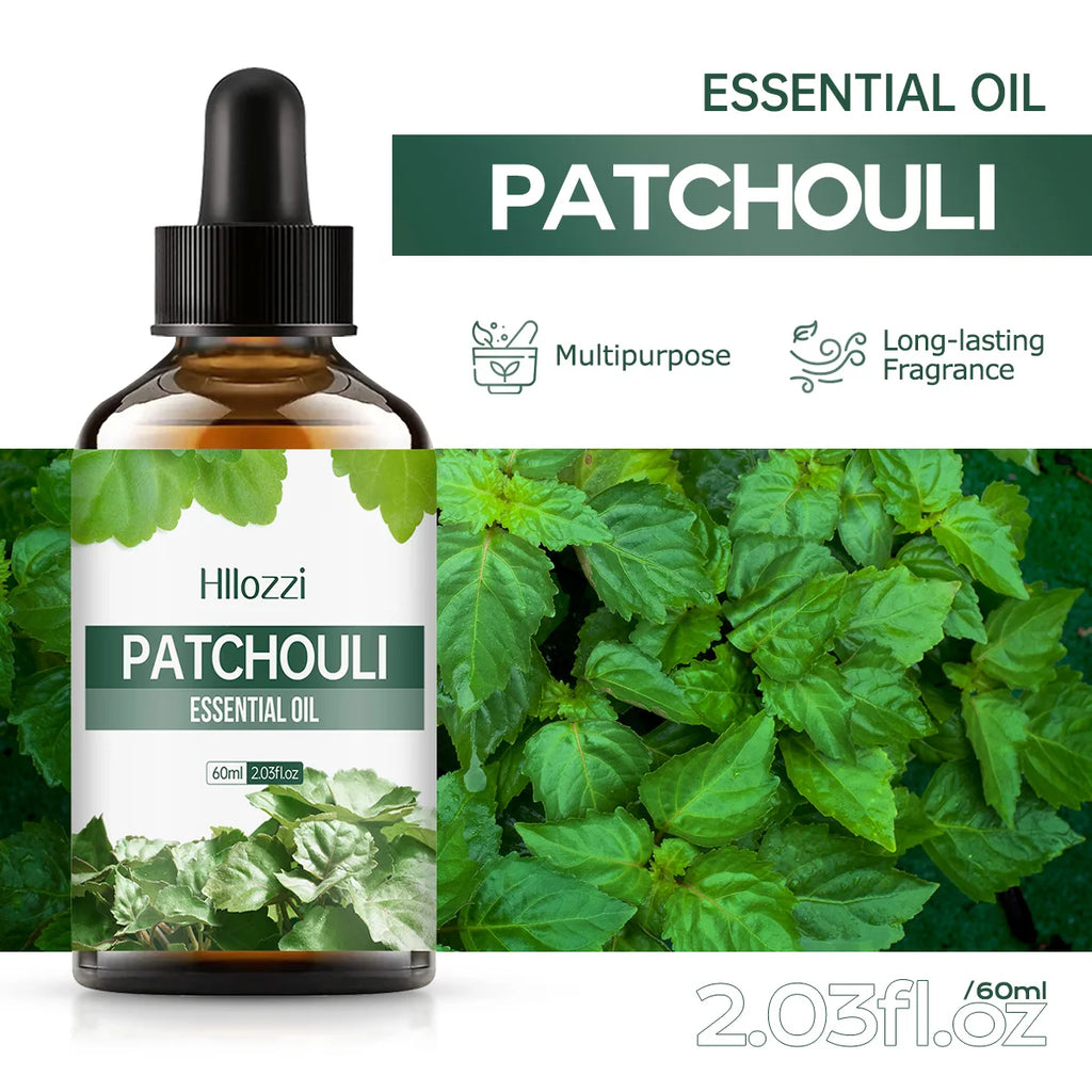 PATCHOULI ESSENTIAL OIL a high-quality moisturizing nourishing massage oil with a refreshing scent, suitable for all skin types Zpaxo