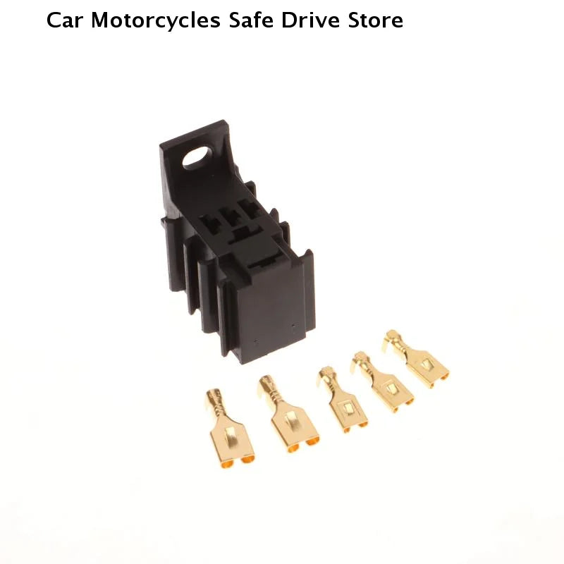 CM5 Sets Lot DIY Accessories Car Relay Connector Socket Without Wire