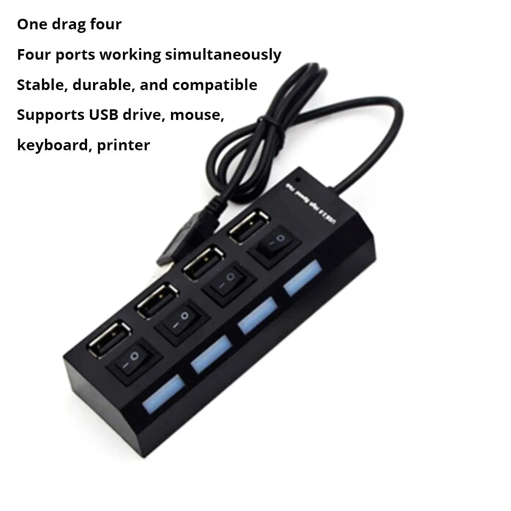 Switch Extension Hub 7-port USB2 0 Computer USB One Drag Seven Zpaxo