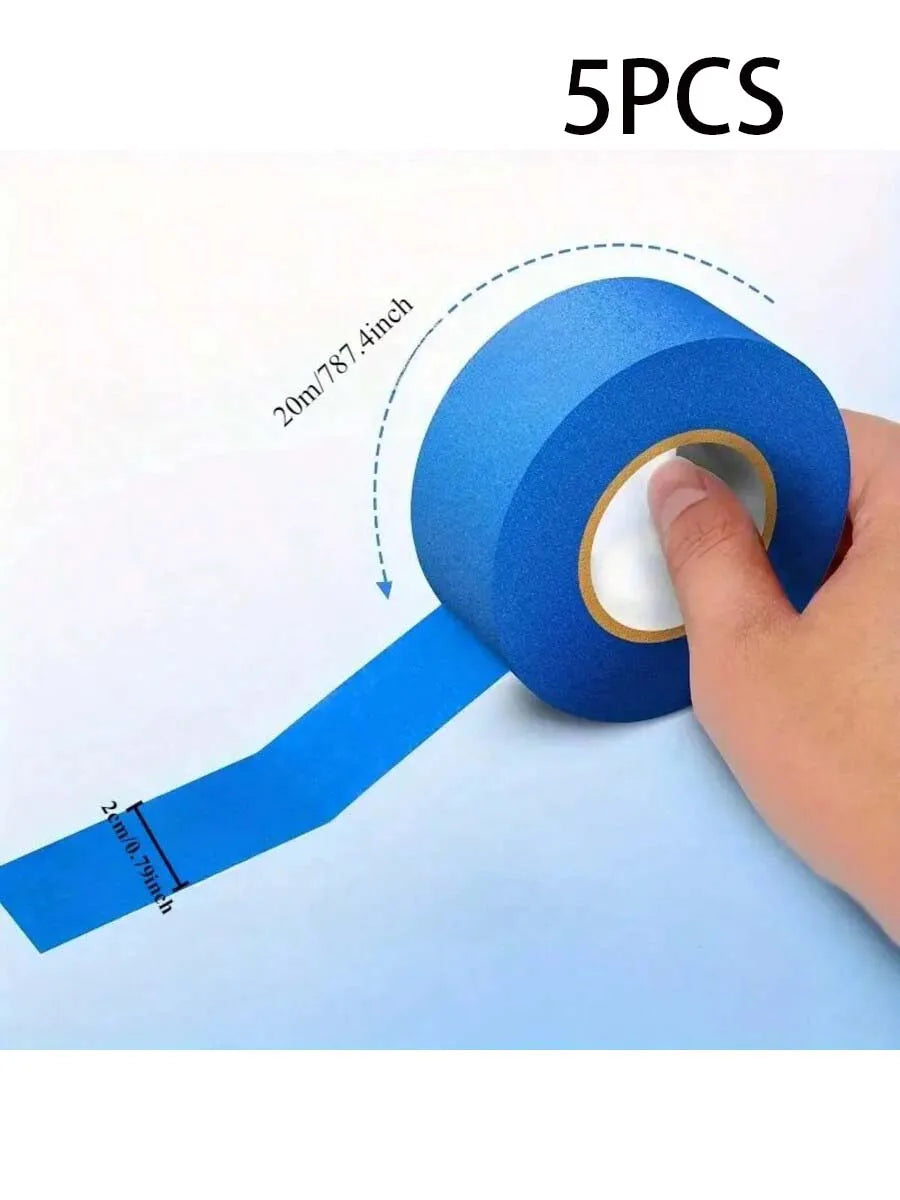 Blue Painter's Tape 1/3/5 Pack – DIY, Arts, Crafts & Masking Painter's Tape Zpaxo 5PCS