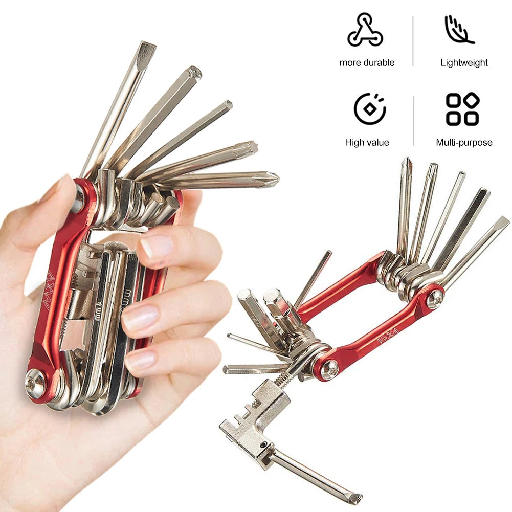 1 Compact Bicycle Tool Wrench Screwdriver Torx Bike Repair