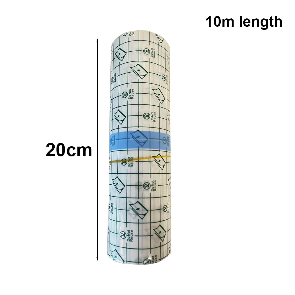 1 Roll PU Protective Tattoo Film Stickers Paste Waterproof Adhesive Aftercare Skin Healing Tape Bandage Tatu Repair Accessories Zpaxo 20cm x 10m