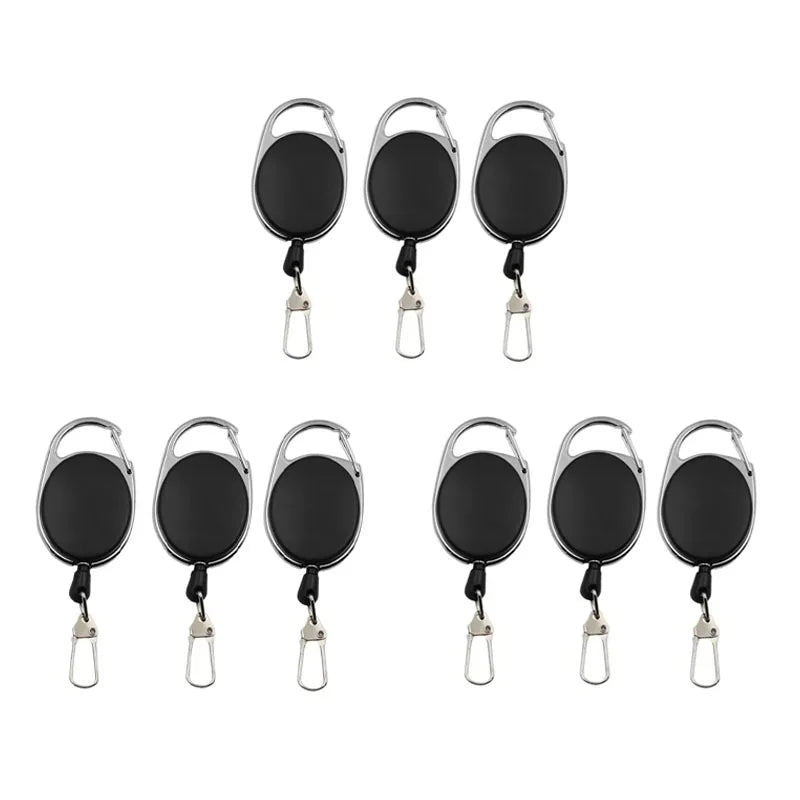 Retractable Badge Holder & Fishing Zinger – 3–24 Pack Retractable Badge Holder Zpaxo 9pcs