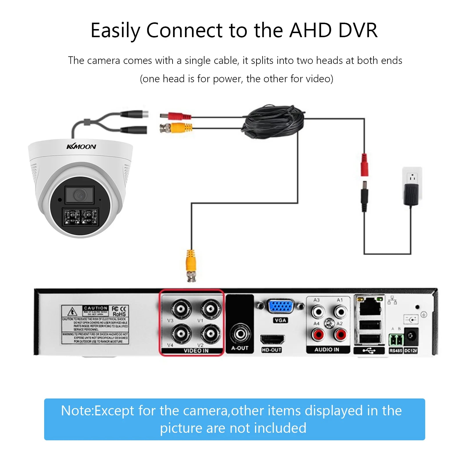 720P Analog Security Camera Surveillance CCTV Camera Outdoor Weatherproof Infrared Motion Detection for Analog DVR Pal System Zpaxo