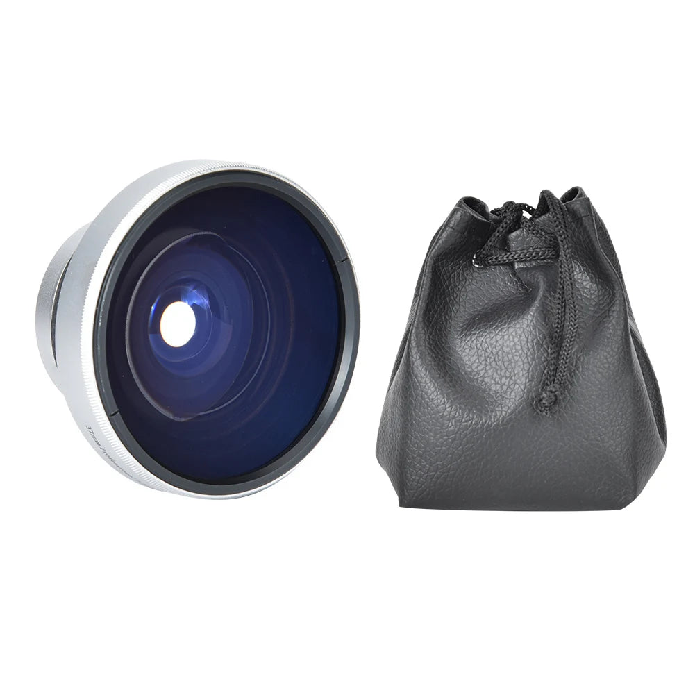 Fisheye Lens Lightweight Portable Silver Strong Applicability 0 25X