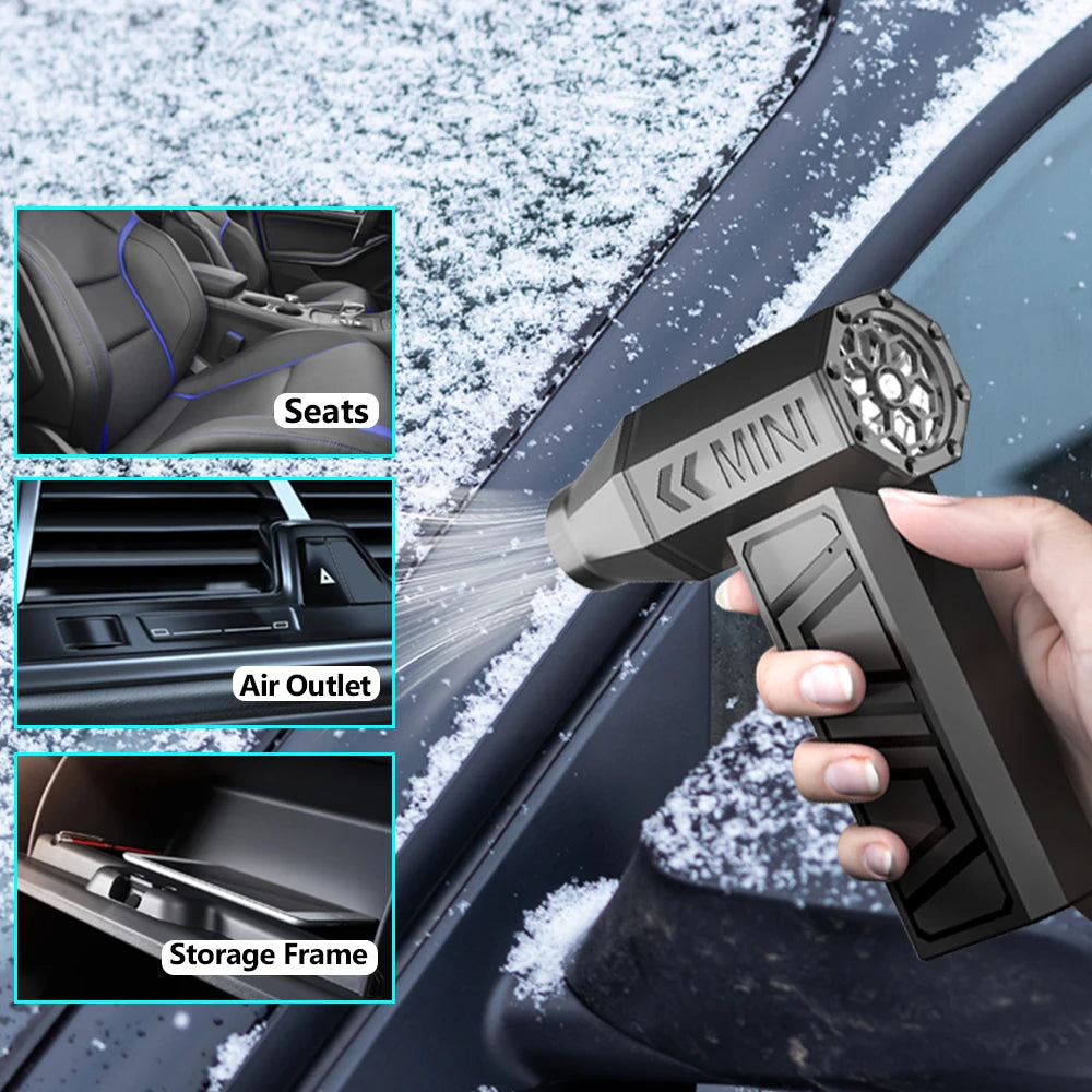 Cleaning Blower Tool Car Blowing Snow 130000RPM Type-c Charging