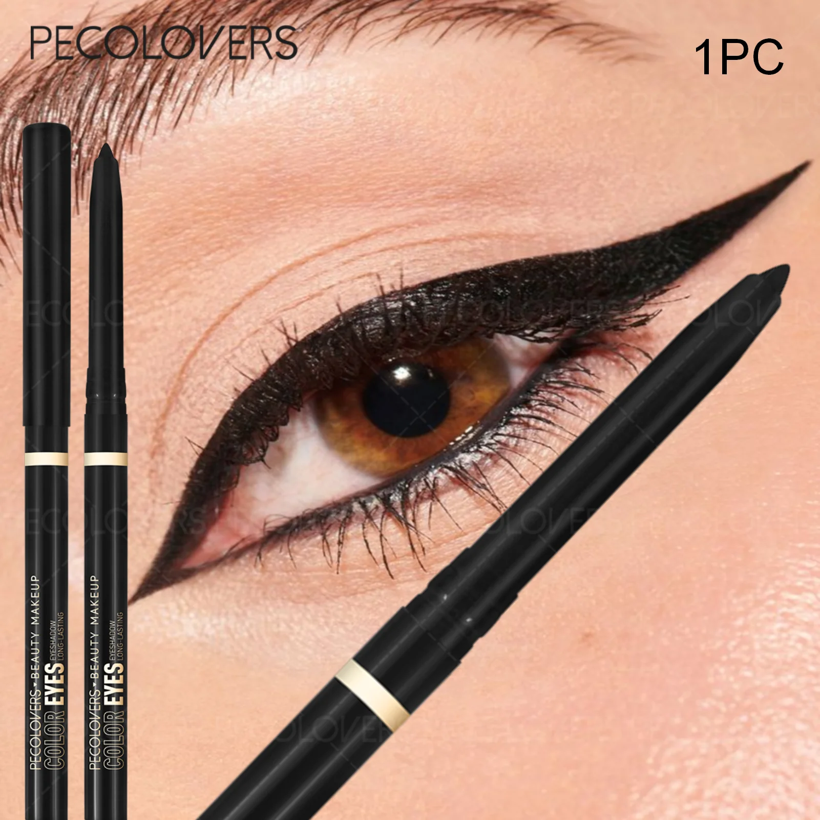 Green Black Waterproof Eyeliner Gel Pencil Pigment Matte Soft Zpaxo