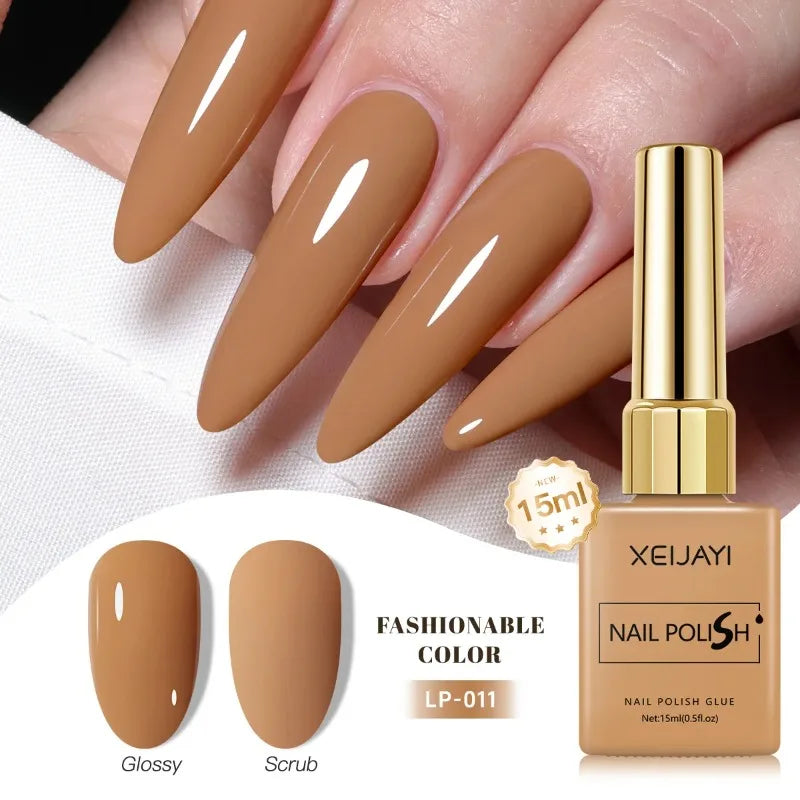 Colored Nail Varnish Gel 60 Colors Gloss Matte Ice-clear Nails Polish