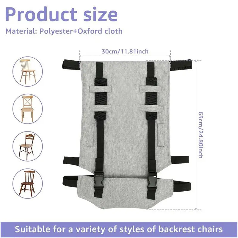 High Chair Straps Seat Harness Strap For High Chair Feeding Portable Must-Have Travel Items For Eating Out Travel Vacation Zpaxo