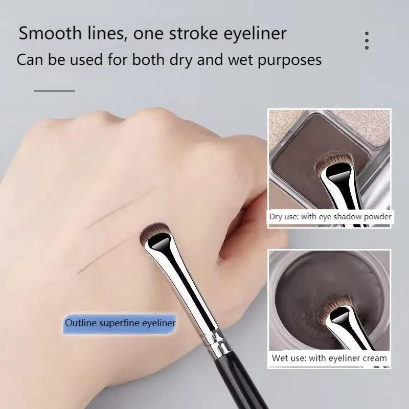 Crescent Eyeliner Brush Aegyo Sal Highlight Eye Down Detail Eyeshadow Zpaxo