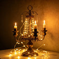 4-pack LED Timer Battery-powered Colored Lights 3-meter Copper Wire