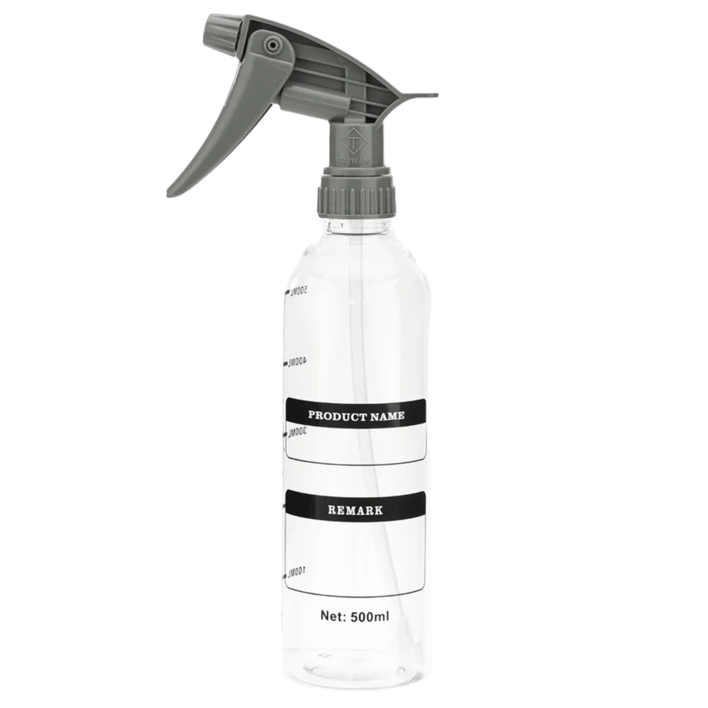 500ml Spray Bottle Refillable Multi-Purpose Mist Water Sprayer Adjustable Sprayers Heavy Duty Cleaning Spray Bottle Zpaxo Grey