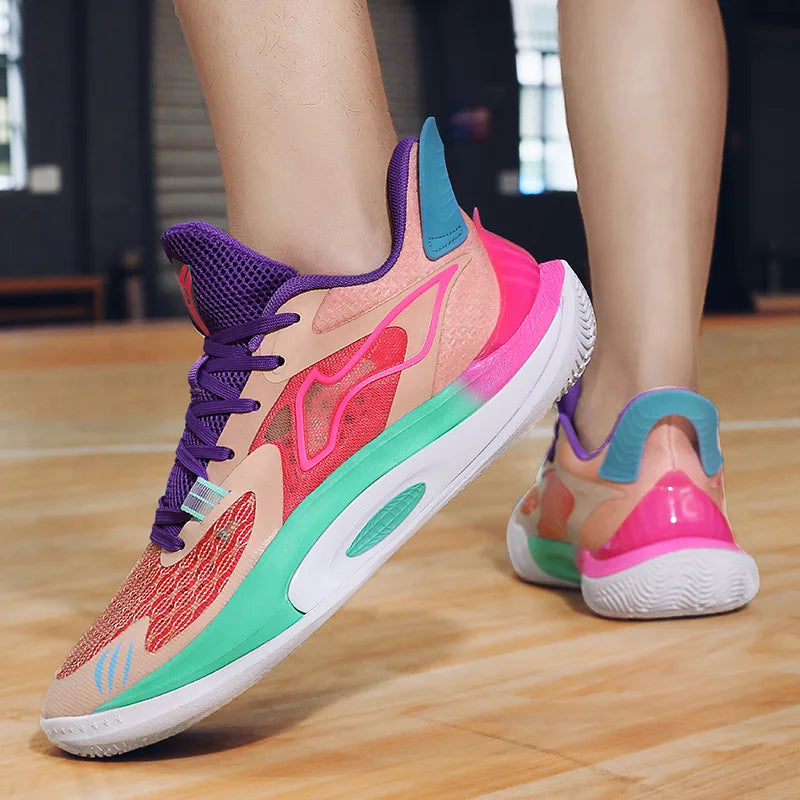 Men's Basketball Shoes Breathable Cushioning Non-slip Wearable Runing