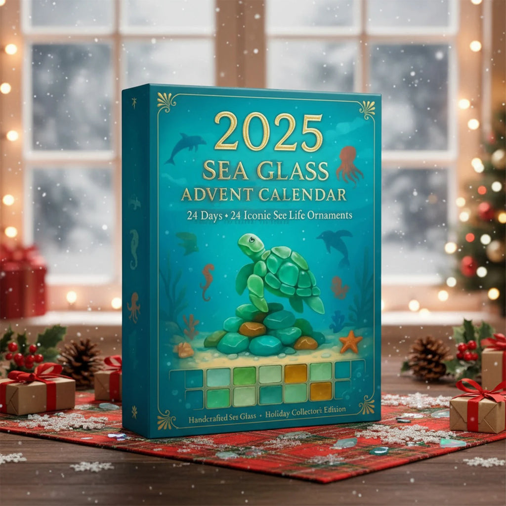 Marine Life Christmas Advent Calendar 24 2D Flat Ocean Animals