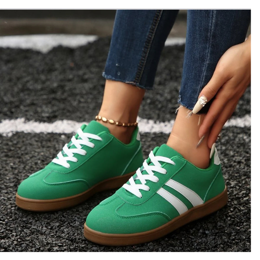 2025 Spring Autumn Women's Lace Up Sneakers Retro Flats Casual Shoes Zpaxo 05-833 43