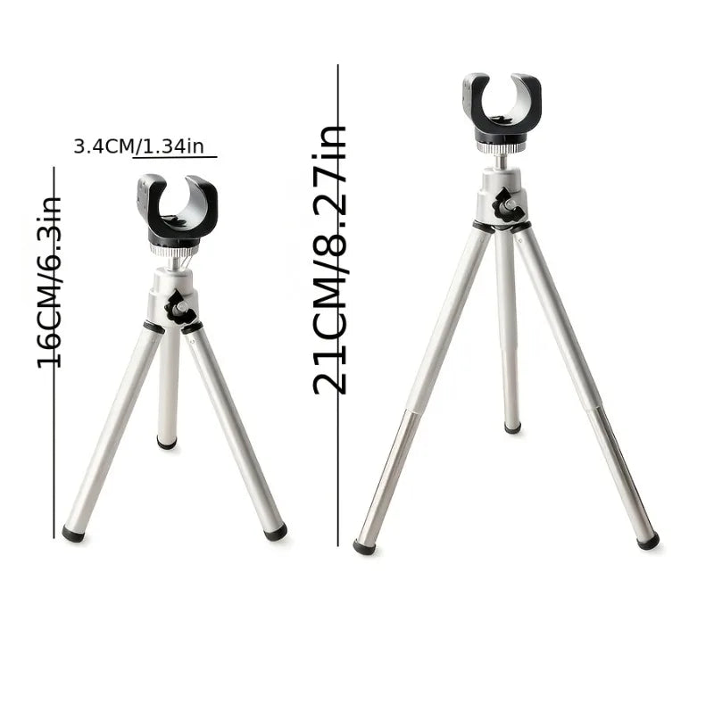 Portable Adjustable Fishing Tripod Stand Aluminum Alloy Lightweight