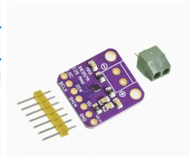 MAX98357 I2S Audio Amplifier Module Unfiltered Class D Supports ESP32 Zpaxo (BGA)MAX98357