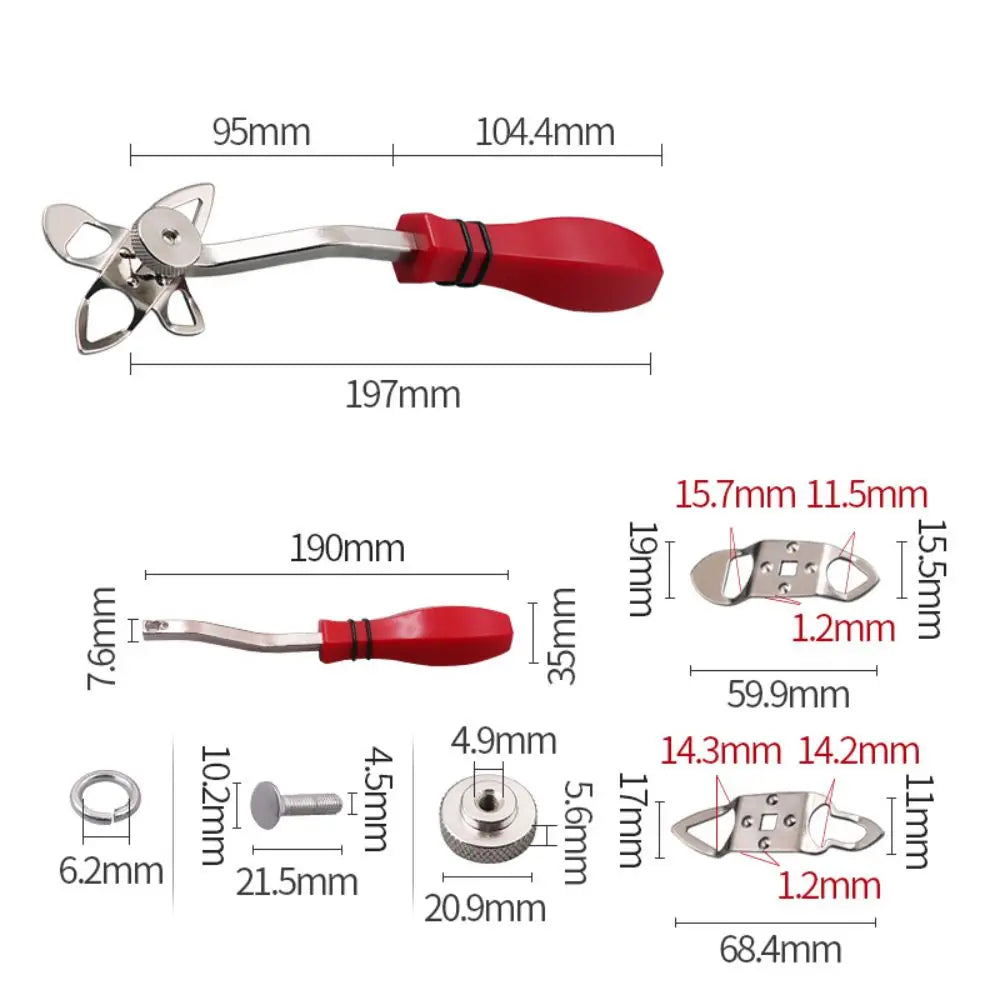 Professional Sealing Strip Locking Strip Tool Three-port Removal Installation Tool Windscreen Accessories Car Repair Vehicle Zpaxo