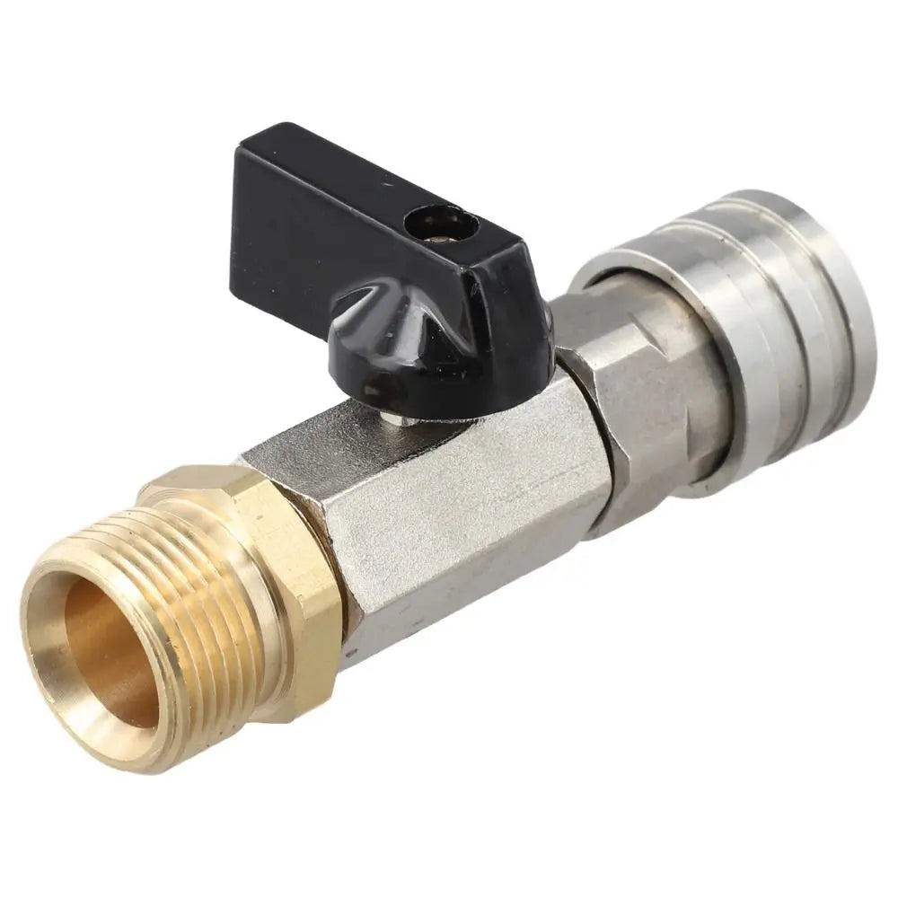 Water Flow Control Pressure Washer Ball Valve Brass Material 1 Hose Zpaxo