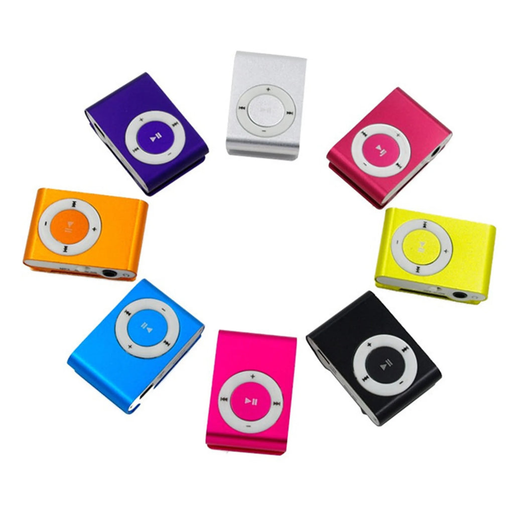 Mini Portable USB MP3 Player Clip Waterproof Sport Compact Metal