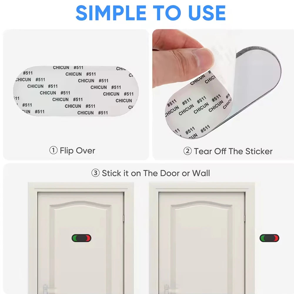 Door Privacy Sign Vacant Occupied Sign Do Not Disturb Sign Room Available or not for Home Office Restroom Conference Toilet Zpaxo