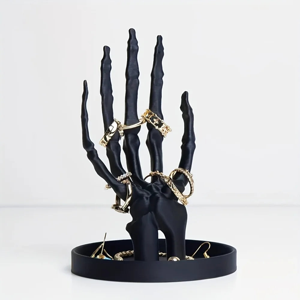 Gothic Jewelry Holder Durable Abs Storage Box Necklaces Earrings