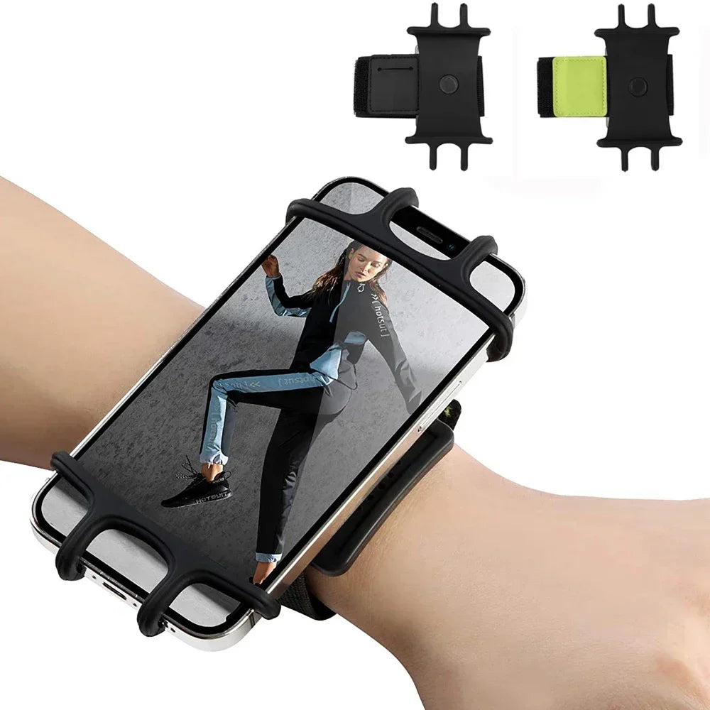 Universal Rotation Mobile Cellphones Wrist Phone Holder Stand Cradle